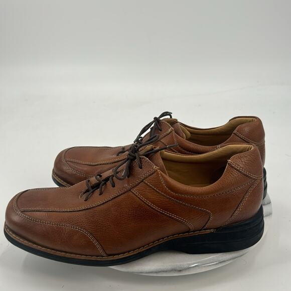 Johnston & Murphy Sheepskin leather lace up loafers - Picture 2 of 8